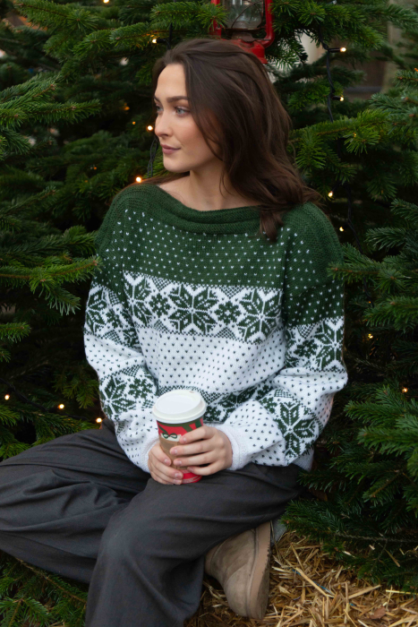 Pompei Pullover Dunkles Olive