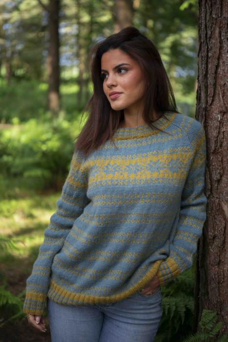 Ildfjell Pullover Meeresgrün