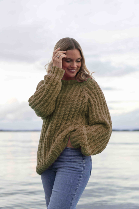 Matsi Pullover Mittelbraun