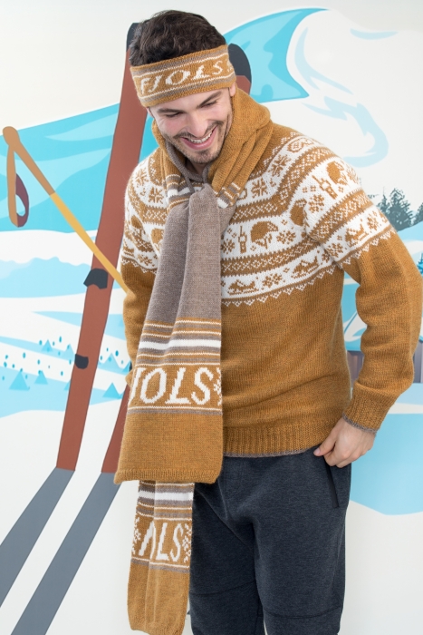 HOY - Fjols Skjerf 20-22 Unisex Gul
