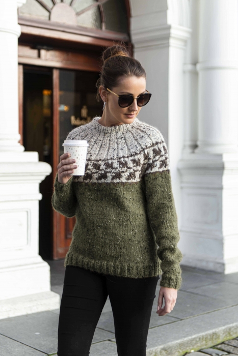 Eline Pullover Olive von SD