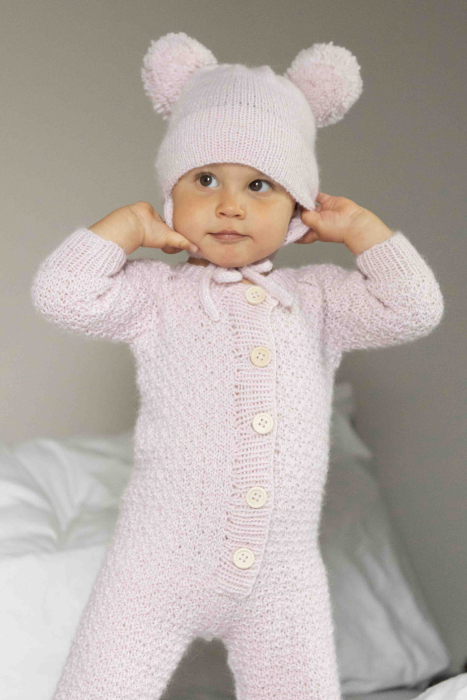 Picaboo Strampler & Mütze Babyrosa