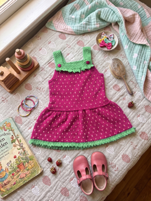 Strawberry Kjole by Ingrid Raadim X HOY IR 07-08B