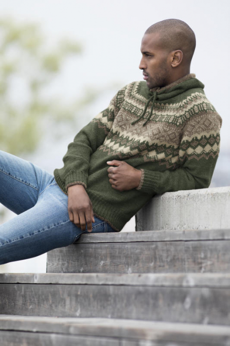 DSA - Carl Pullover Flaschengrün 70-06b