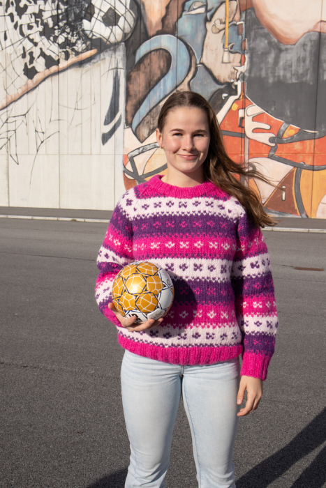 DSA - Handballpullover Purpur 124-04
