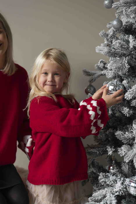 Hjerte Pullover Kids (rot)