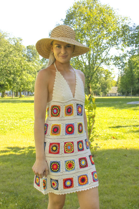 Dale - Nonna Kleid 456-04 (Gehäkelt)