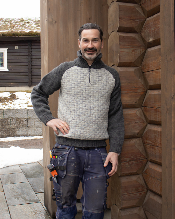 Eventyrlig Oppussing x HOY Brick Zip-Pullover 486-03