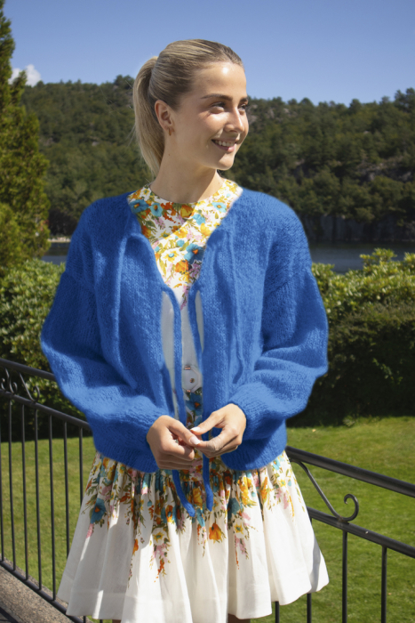 Cord Jacke Königsblau 320-19D