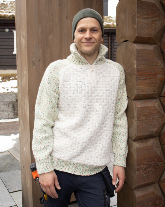 Eventyrlig Oppussing X HOY - Brick Zip-Pullover 486-04