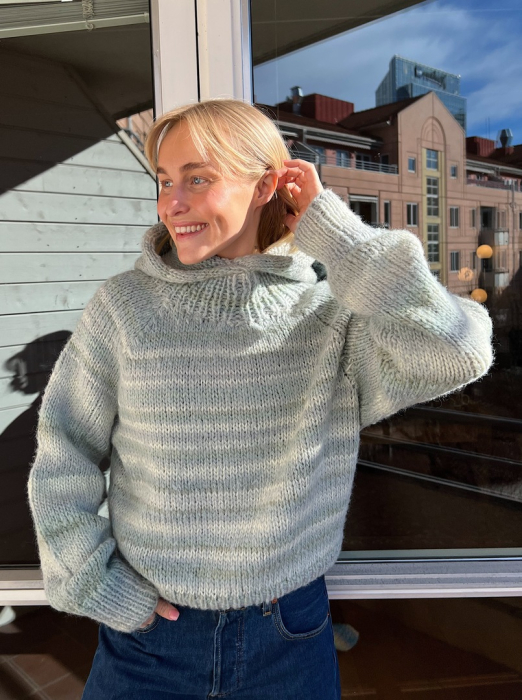 Krogh Balaklava Genser Mint by Øyunn Krogh/House of Yarn