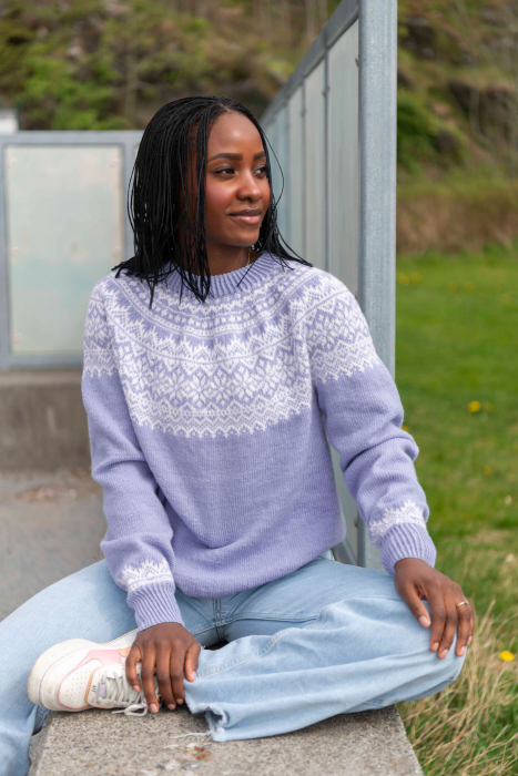 Billie Pullover Hell-Lila