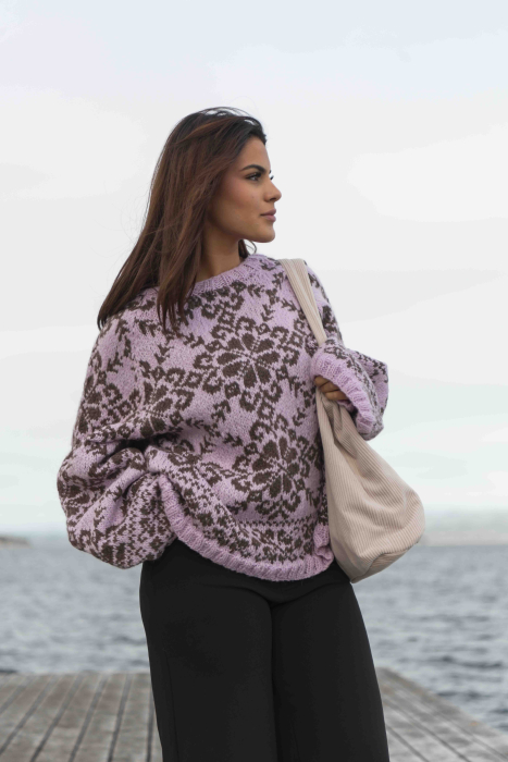 Edeltåre Pullover Lila