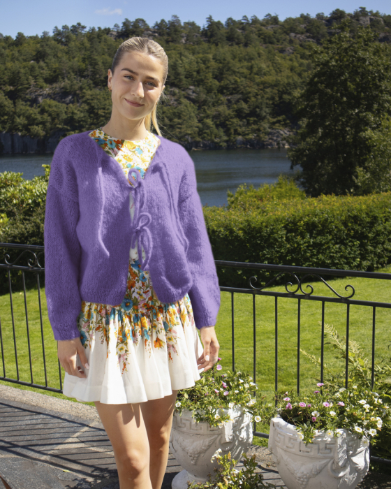 Cord Jacke Lavendel 320-19O