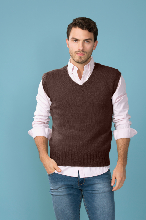 Dale - Paul Slipover Brun 338-04G (alpakka forte)