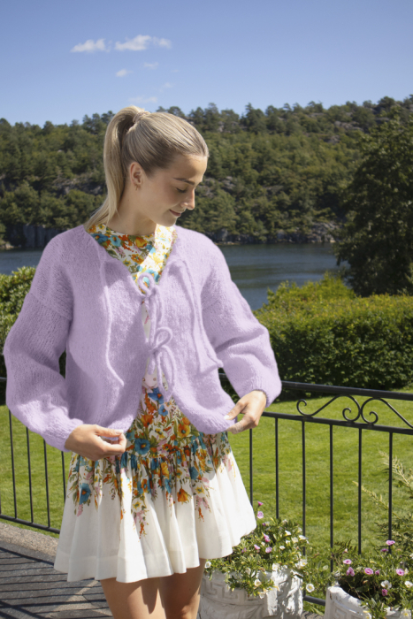 Cord Jacke Helles Lavendel 320-19G