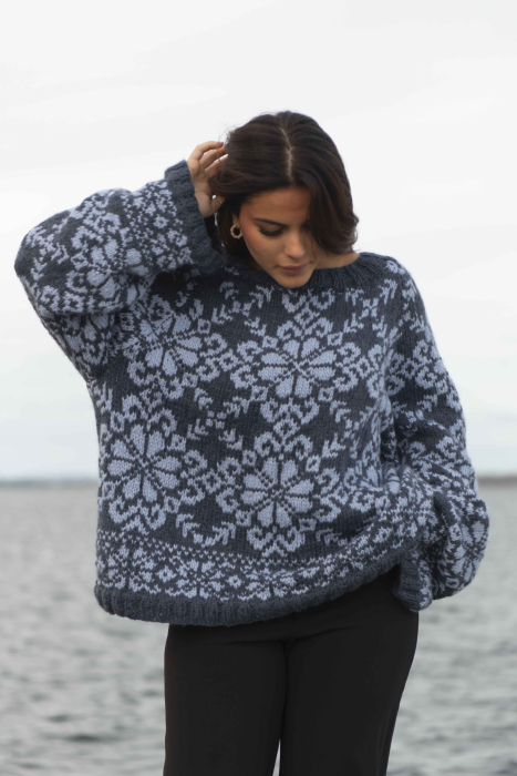Edeltåre Pullover Blau