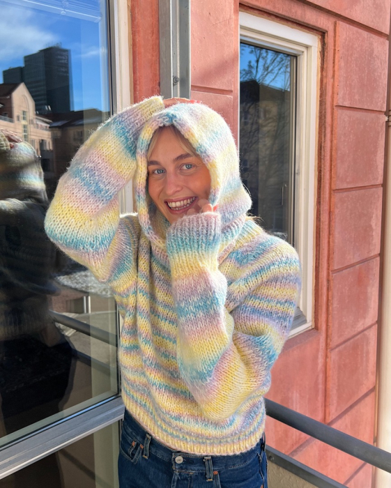 Krogh Balaklava Genser Pastellfarget by Øyunn Krogh/House of Yarn
