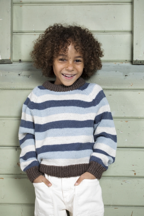 DSA - Tejo Pullover Blau mit Streifen 91-08