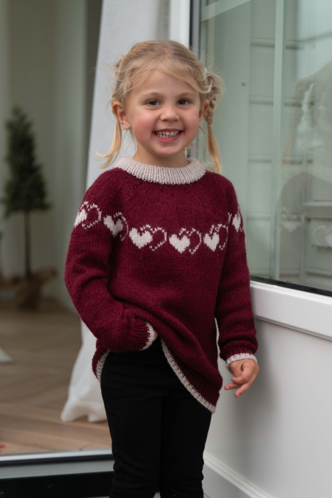 Snøhjerte Pullover Kids