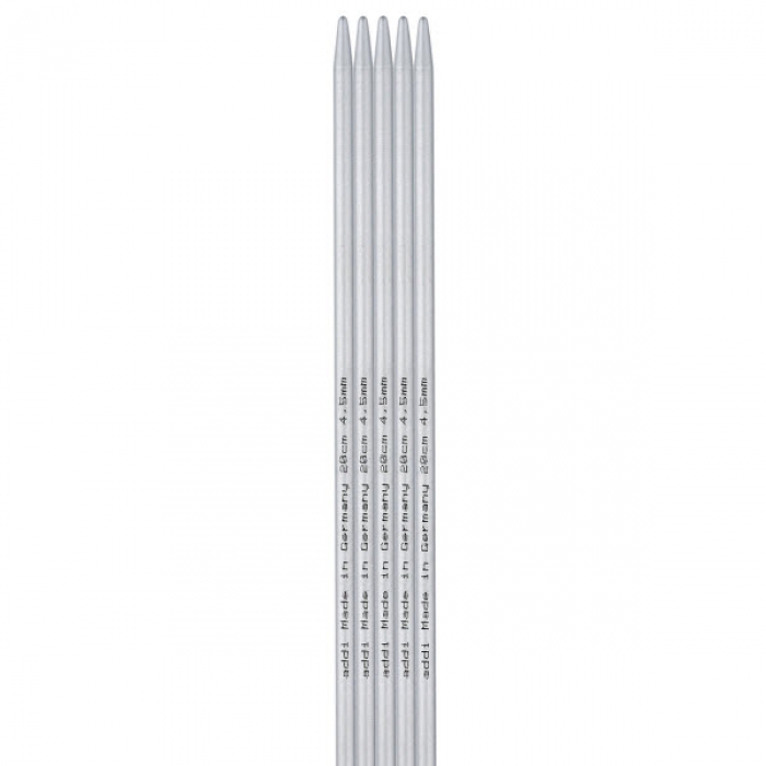 Addi  - Aluminium Strumpfstricknadeln