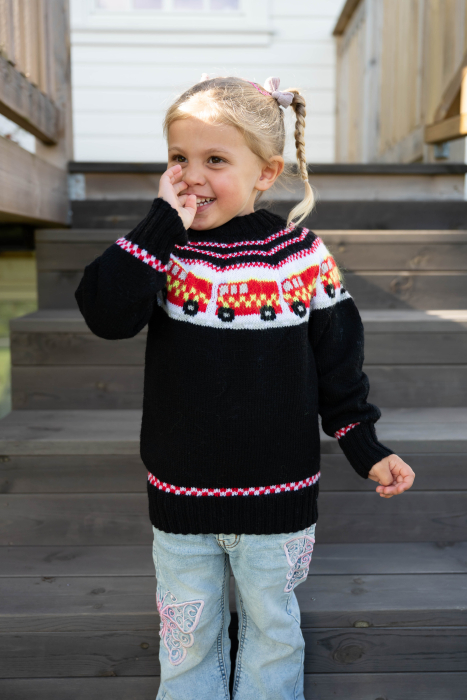 Brannbil Pullover (Schwarz)