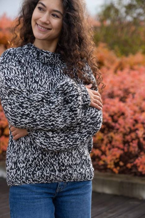 Strømstad Pullover schwarz