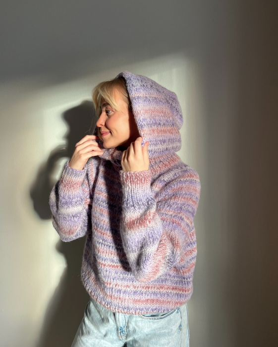 Krogh Balaklava Genser Lys Lilac by Øyunn Krogh/House of Yarn