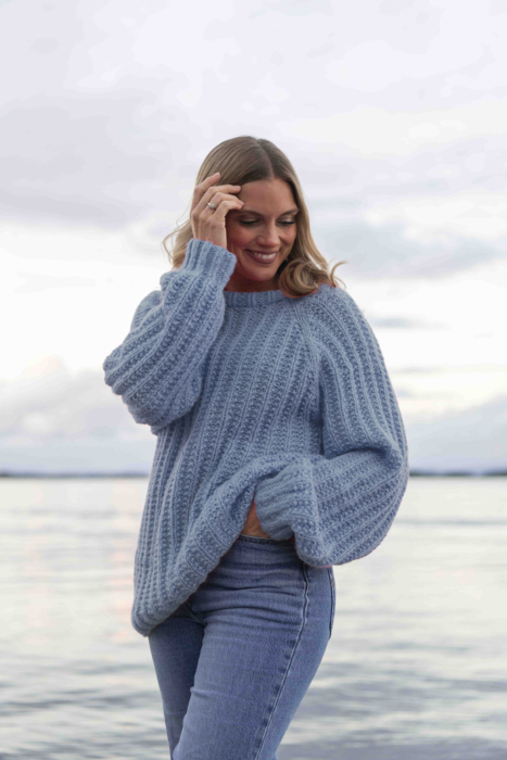 Matsi Pullover Helles Jeansblau