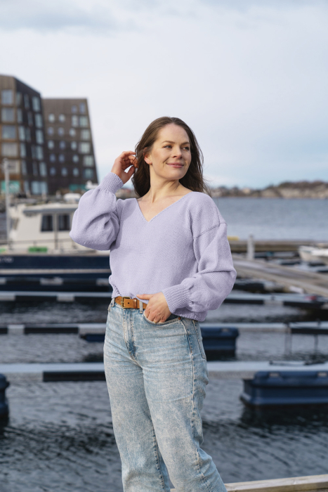 Amanda Genser Lys Lilla (merino)
