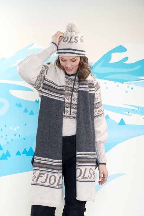 HOY - Fjols Skjerf 20-29 Unisex Beige 