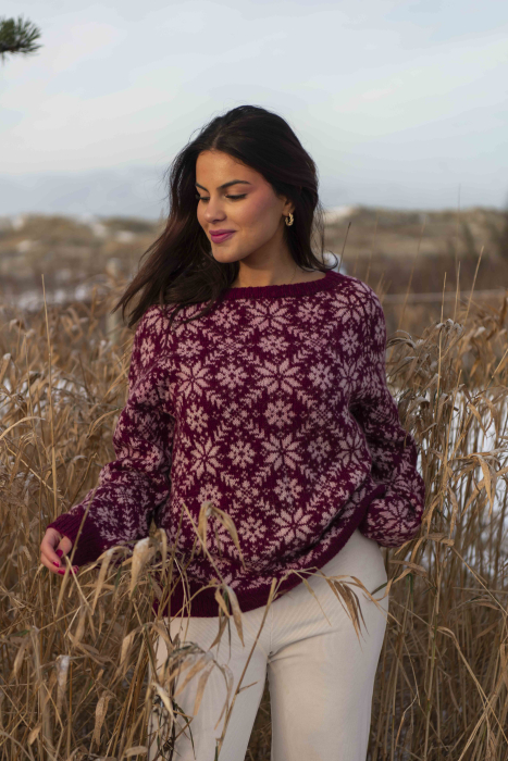 Ingrid Pullover Bordeaux