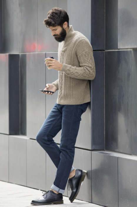 DSA - William Pullover Helles Beige 52-03D